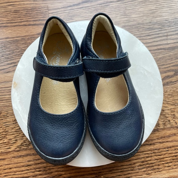 Primigi Kids Italian Navy Genuine Leather Mary Jane Toddler Sizs 8 - Picture 2 of 8